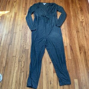 Grey Motherhood Maternity Jumpsuit